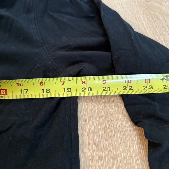 Polo Ralph Lauren Sleepwear Hoodie Mens Medium Black Pullover Long Sleeve Cotton - Picture 8 of 9